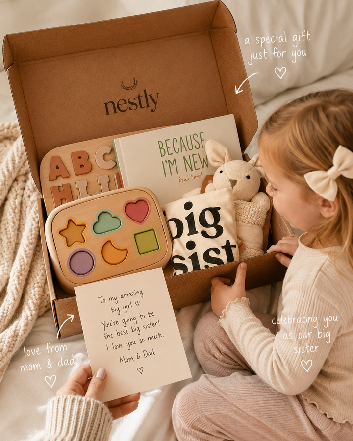 The Big Moment Box - Older Sibling Gift box