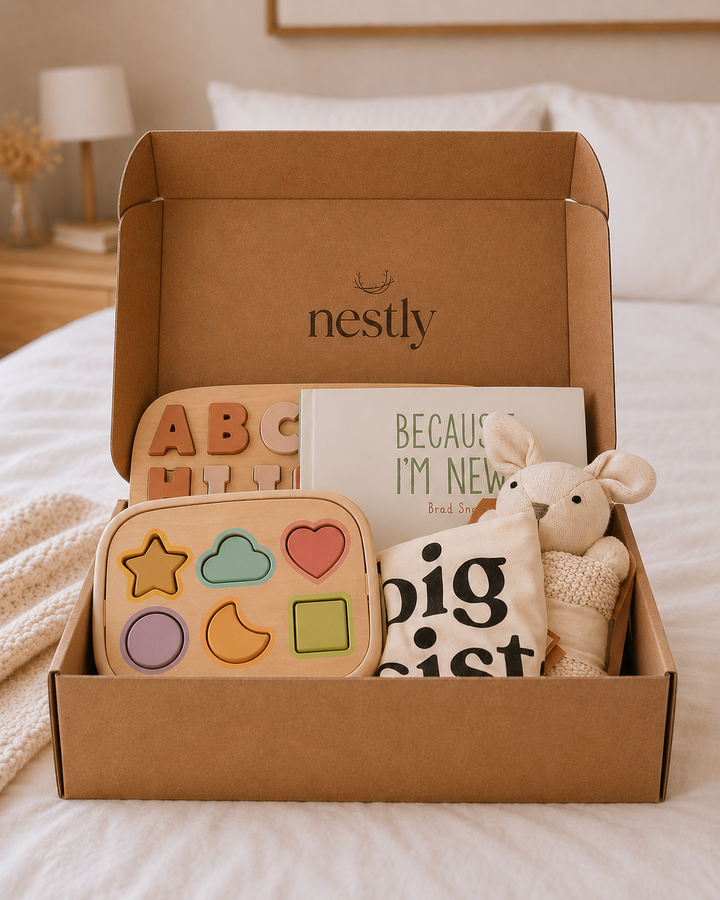 The Big Moment Box - Older Sibling Gift box