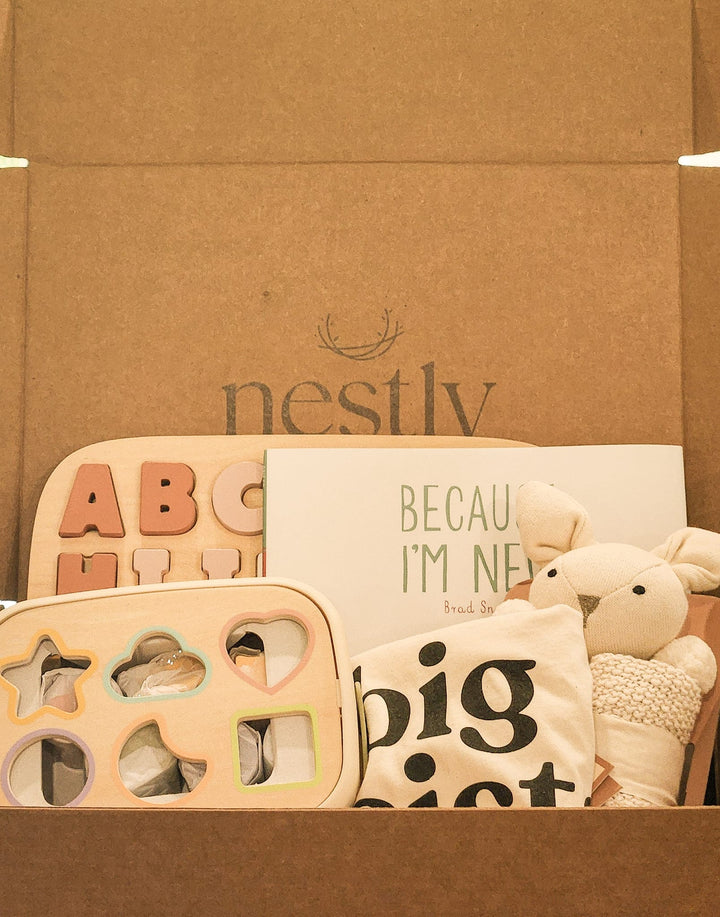The Big Moment Box - Older Sibling Gift box